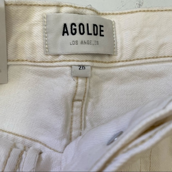 Agolde 90s Pinch Waist High Waist Longline Shorts - Picture 10 of 11